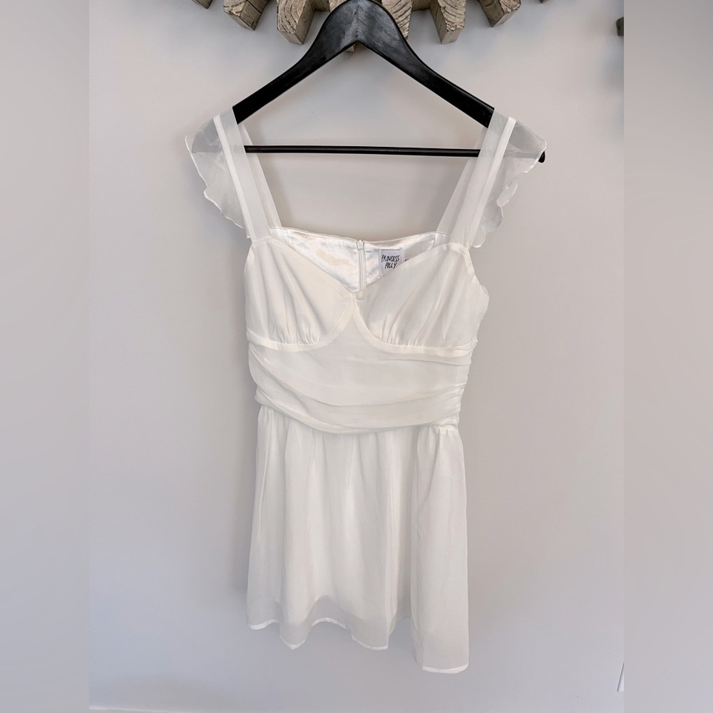 Princess Polly White Sheer Dress